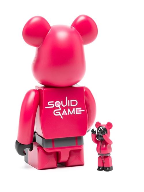 Rosa Be@Rbrick Squid Game 100% E Set Di Figure 400%. MEDICOM TOY | 18715481/ROSA CALDO